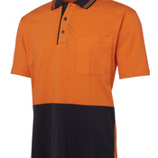 Hi Vis S/S Cotton Polo